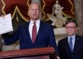 Mike Johnson undercuts John Thune on Obamacare negotiations to end shutdown