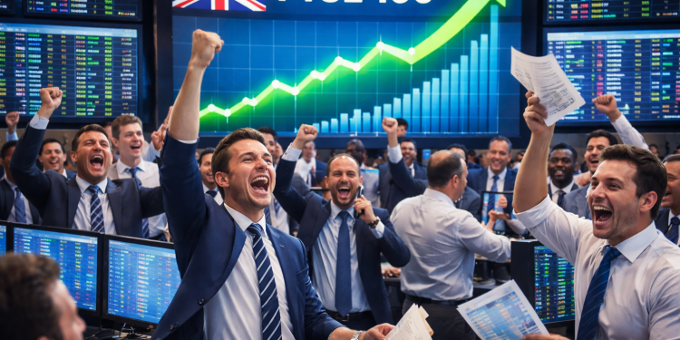 FTSE 100 Index soared to a record high thanks to these stocks