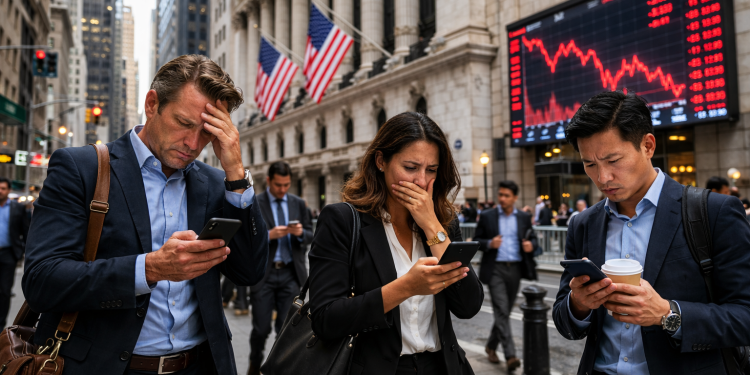 US markets open lower on Thursday, Dow Jones down almost 300 points