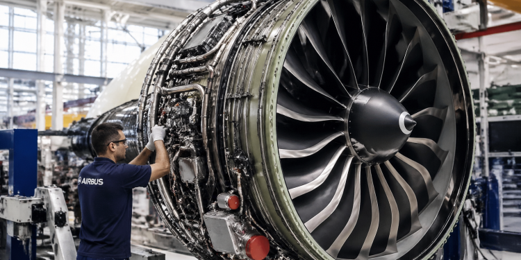 Airbus profit halves as engine delays curb deliveries