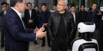 Is LG Electronics partnering with Nvidia on AI and robotics?