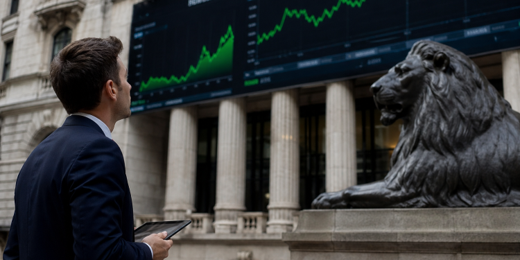 FTSE 100 gains on earnings boost, focus shifts to BoE