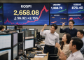 Kospi Index slips as South Korean bond yields jump: buy the dip?