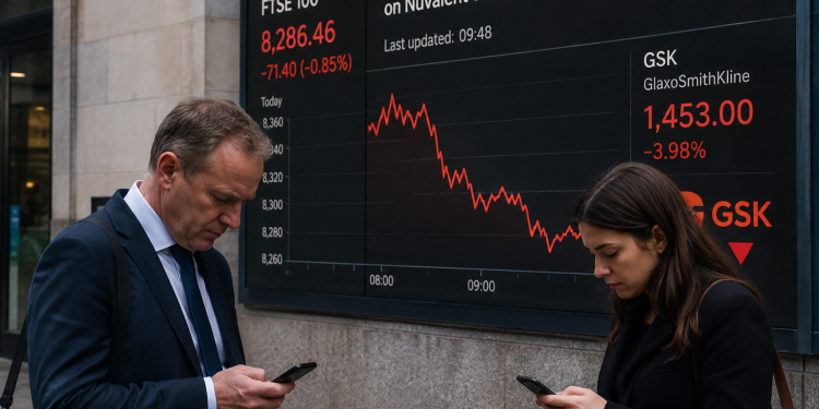 London’s FTSE 100 falls as GSK slides after Nuvalent deal