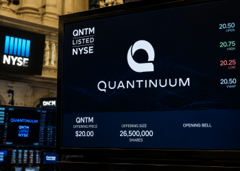 Quantinuum opens 13% above IPO price, valuing quantum computing firm at $17.6B