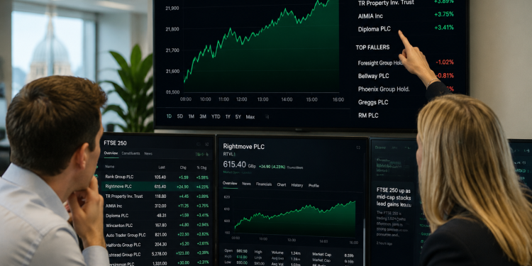 FTSE 250 edges up as Segro rally lifts UK property stocks