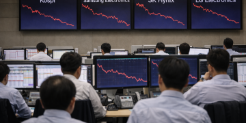 South Korean shares erase early gains, slump 5.2% as AI-driven chip selloff deepens