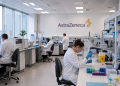Why did AstraZeneca shares fall 6% after Bristol Myers Squibb merger reports?