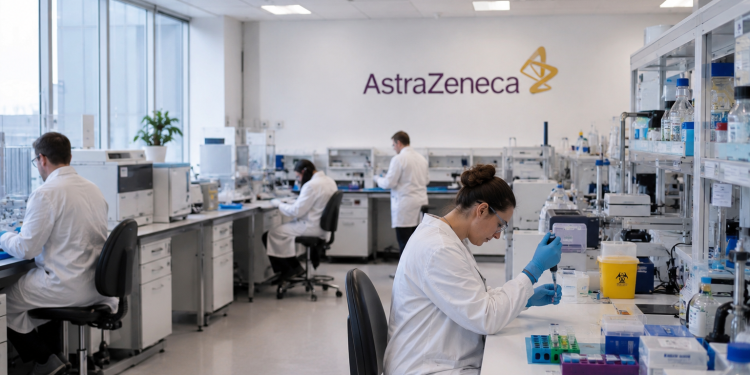Why did AstraZeneca shares fall 6% after Bristol Myers Squibb merger reports?