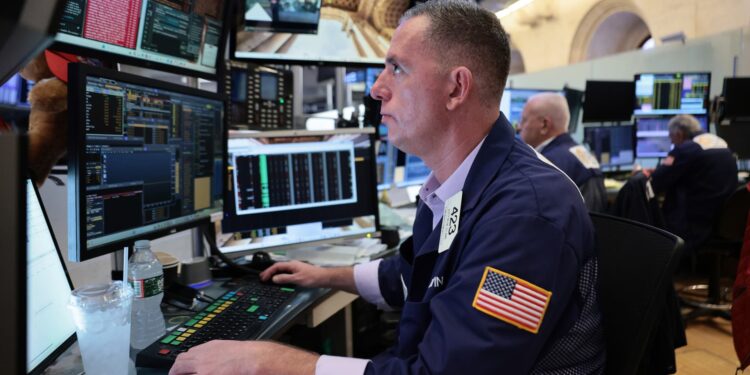 Stocks rise as oil and yields ease to start week: Live updates