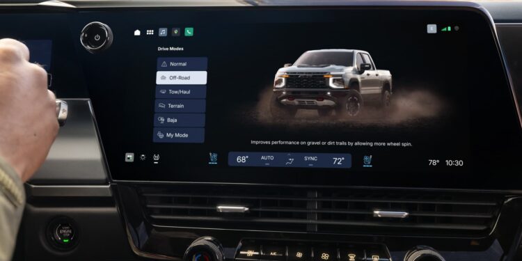 GM launching new customer software experience with redesigned Chevy, GMC pickups