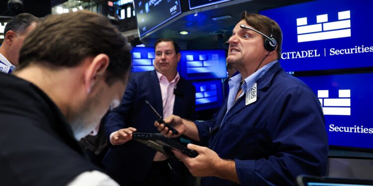Stock futures flat after soaring Treasury yields trigger market sell-off: Live updates