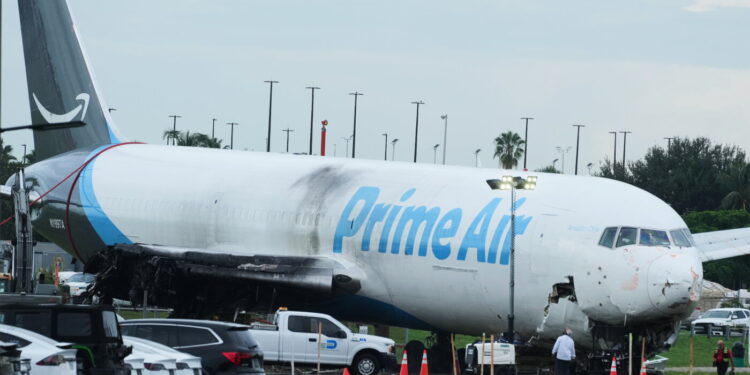 Amazon suspends use of 21 Air, cargo carrier whose plane careened off Miami runway