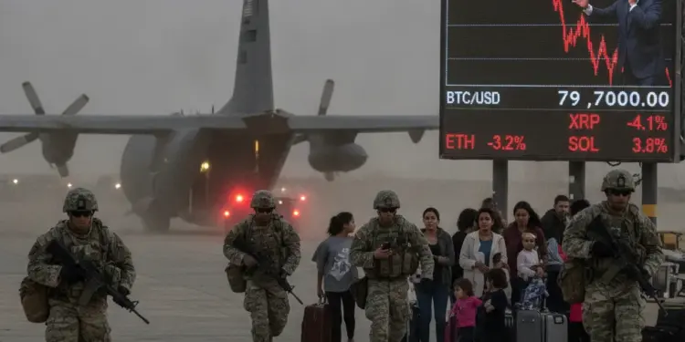 Geopolitical Tensions Trigger Crypto Sell Off As US Evacuates Personnel From Middle East