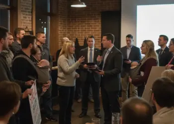 Residents Clash Over High Tech Pivot at Former Crypto Site